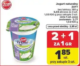 Carrefour Jogurt naturalny ZOTT oferta