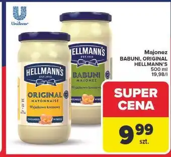 Carrefour Majonez BABUNI, ORIGINAL HELLMANN'S oferta