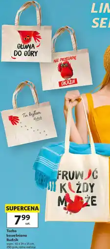 Auchan Torba bawełniana Rudzik oferta