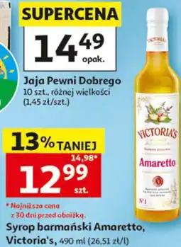 Auchan Syrop barmański Amaretto oferta