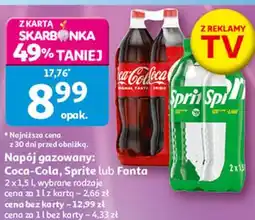 Auchan Napój gazowany Coca-Cola, Sprite lub Fanta oferta
