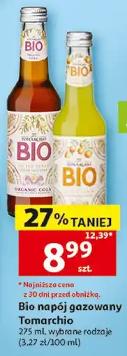 Auchan Bio napój gazowany Tomarchio wybrane rodzaje oferta