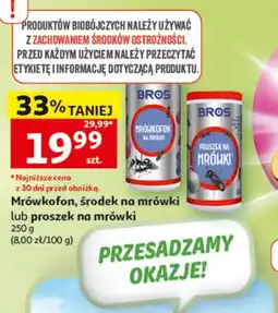 Auchan Mrówkofon, środek na mrówki lub proszek na mrówki BROS oferta