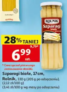 Auchan Szparagi białe, 17 cm, Rolnik oferta