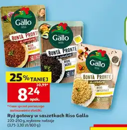 Auchan Ryż gotowy w saszetkach Riso Gallo wybrane rodzaje oferta