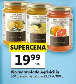 Auchan Bio marmolada Agrisicilia wybrane rodzaje oferta