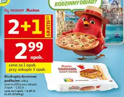 Auchan Biszkopty deserowe podłużne oferta