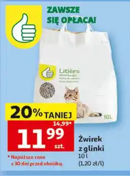 Auchan Żwirek z glinki oferta