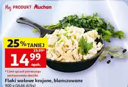 Auchan Flaki wołowe krojone, blanszowane oferta