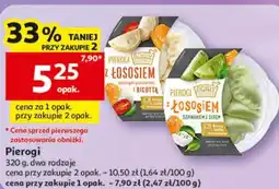 Auchan Pierogi z ŁOSOSIEM NOWY oferta
