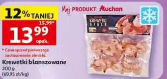 Auchan Krewetki blanszowane oferta