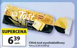 Auchan Chleb tost wysokobiałkowy oferta