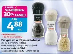Auchan Przyprawa w młynku Kotanyi oferta