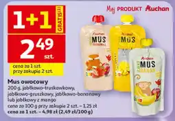 Auchan Mus owocowy oferta