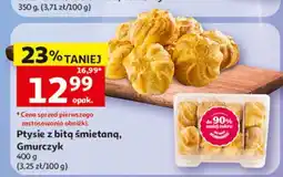 Auchan Ptysie z bitą śmietaną oferta