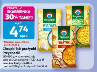 Auchan Chrupki lub prażynki Przysnacki oferta