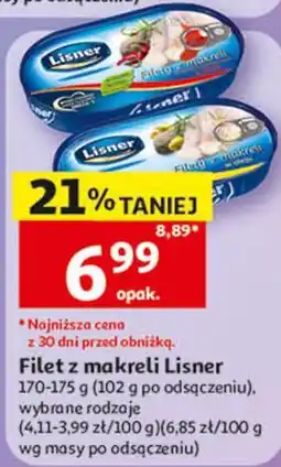 Auchan Filet z makreli Lisner oferta