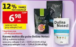 Auchan Karma mokra dla psów Dolina Noteci 500 g, wybrane rodzaje oferta