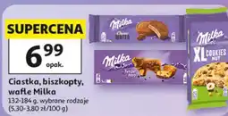 Auchan Ciastka, biszkopty, wafle Milka oferta