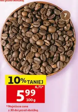 Auchan Kawa Palona Ziarnista amoretta, waniliowa lub czekoladowa oferta