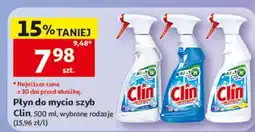 Auchan Płyn do mycia szyb Clin, 500 ml, wybrane rodzaje oferta