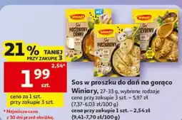 Auchan Sos w proszku do dań na gorąco Winiary, 27-33 g, wybrane rodzaje oferta