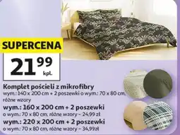 Auchan Komplet pościeli z mikrofibry oferta