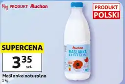 Auchan Maślanka naturalna oferta