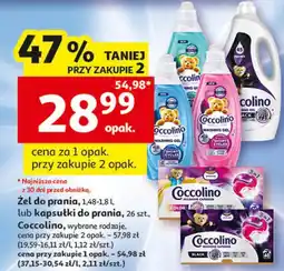 Auchan Żel do prania lub kapsułki do prania Coccolino oferta
