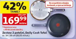 Auchan Zestaw 2 patelni, Daily Cook Tefal oferta