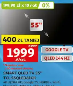 Auchan SMART QLED TV 55 TCL 55QLED810K oferta