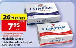 Auchan Masło klasyczne lub lekko solone Lurpak oferta