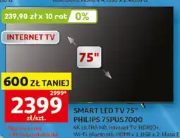 Auchan SMART LED TV 75 PHILIPS 75PUS7000 oferta