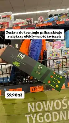 Biedronka Zestaw do treningu piłkarskiego GO ACTIVE oferta