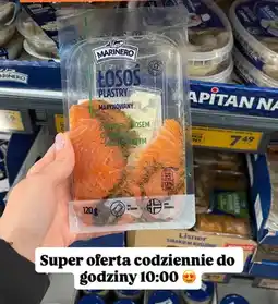 Biedronka Łosoś plastry marynowany z koprem i sosem chrzanowo-śmietanowym Marinero oferta