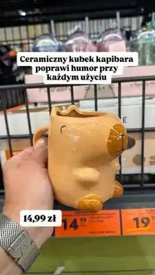 Biedronka Ceramiczny kubek kapibara oferta