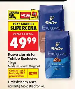 Biedronka Kawa ziarnista Tchibo Exclusive Original oferta