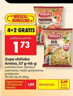 Biedronka Zupa chińska Amino barszcz czerwony oferta