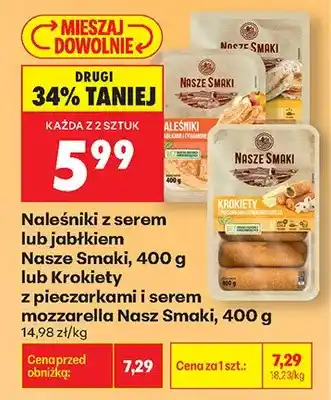 Biedronka Naleśniki z jabłkiem Nasze Smaki oferta