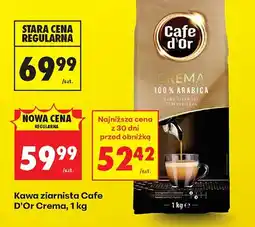 Biedronka Kawa ziarnista Cafe D'Or Crema oferta