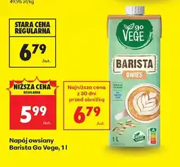 Biedronka Napój owsiany Barista Go Vege oferta