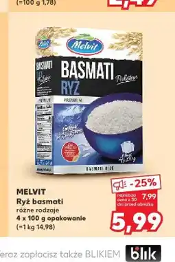 Kaufland Ryż basmati Melvit oferta