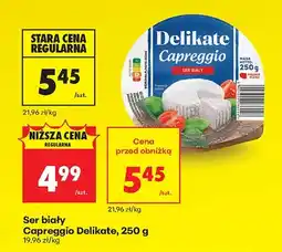 Biedronka Ser biały Capreggio Delikate oferta