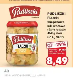 Kaufland Flaczki wołowe Pudliszki oferta