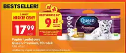 Biedronka Papier toaletowy Queen Premium super soft 10-pak oferta