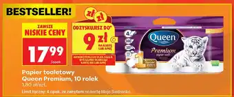 Biedronka Papier toaletowy Queen Premium super soft 10-pak oferta
