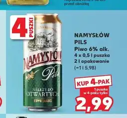 Kaufland Piwo Namysłów Pils 6% alk. 4-pak oferta