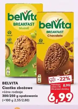 Kaufland Ciastka zbożowe BELVITA Muesli oferta