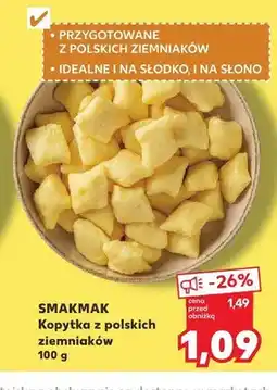 Kaufland Kopytka z polskich ziemniaków SMAKMAK oferta