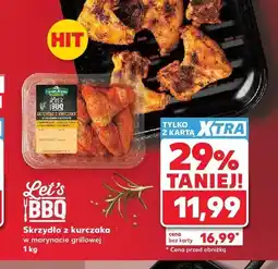 Kaufland Skrzydło z kurczaka w marynacie grillowej Let's BBQ oferta